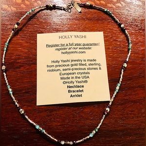 Holly Yashi Silver Beaded Necklace/Bracelet